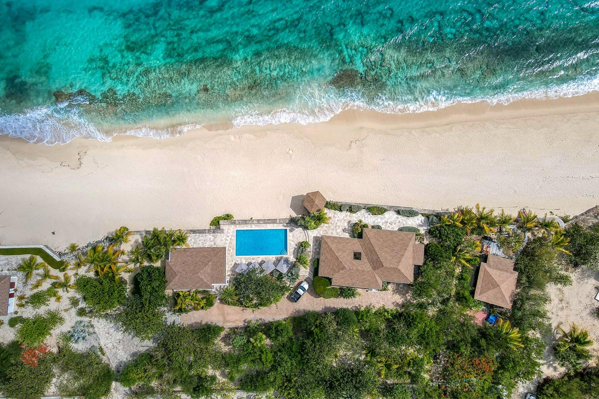 Villa rental St Martin - Beach drone